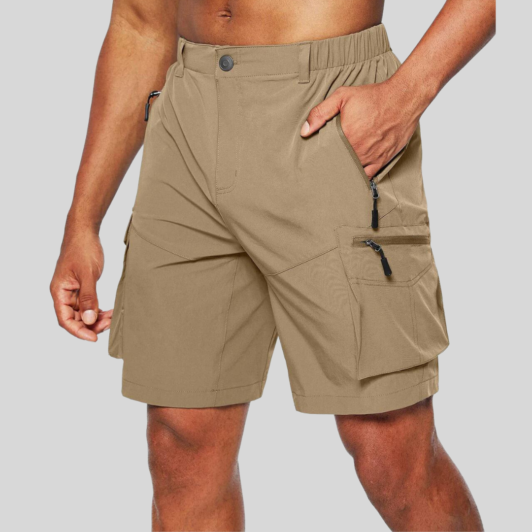 Diego | Herre Sommer Cargo Shorts med Lynlås