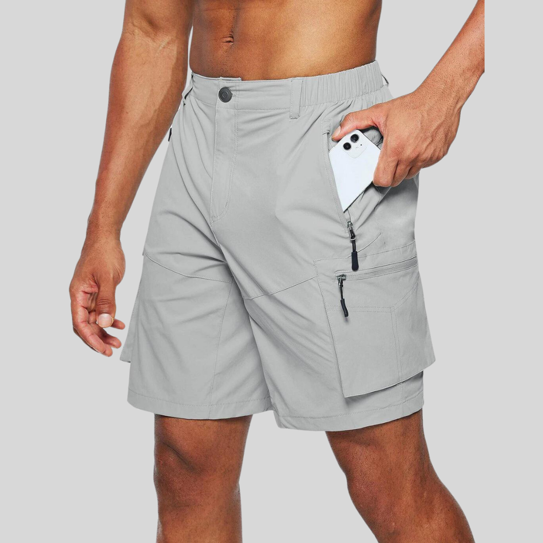 Diego | Herre Sommer Cargo Shorts med Lynlås