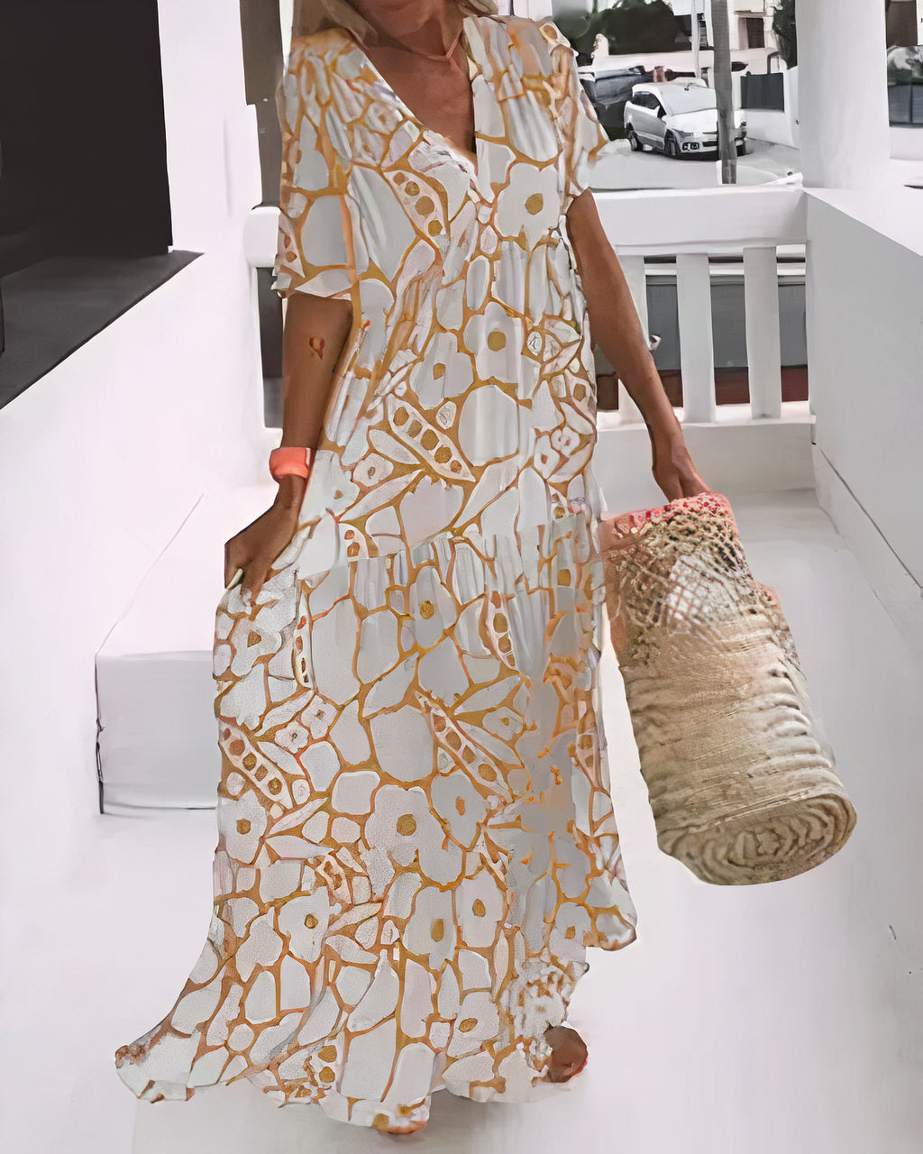 Freja | Damer Casual Sommer Maxi Kjole