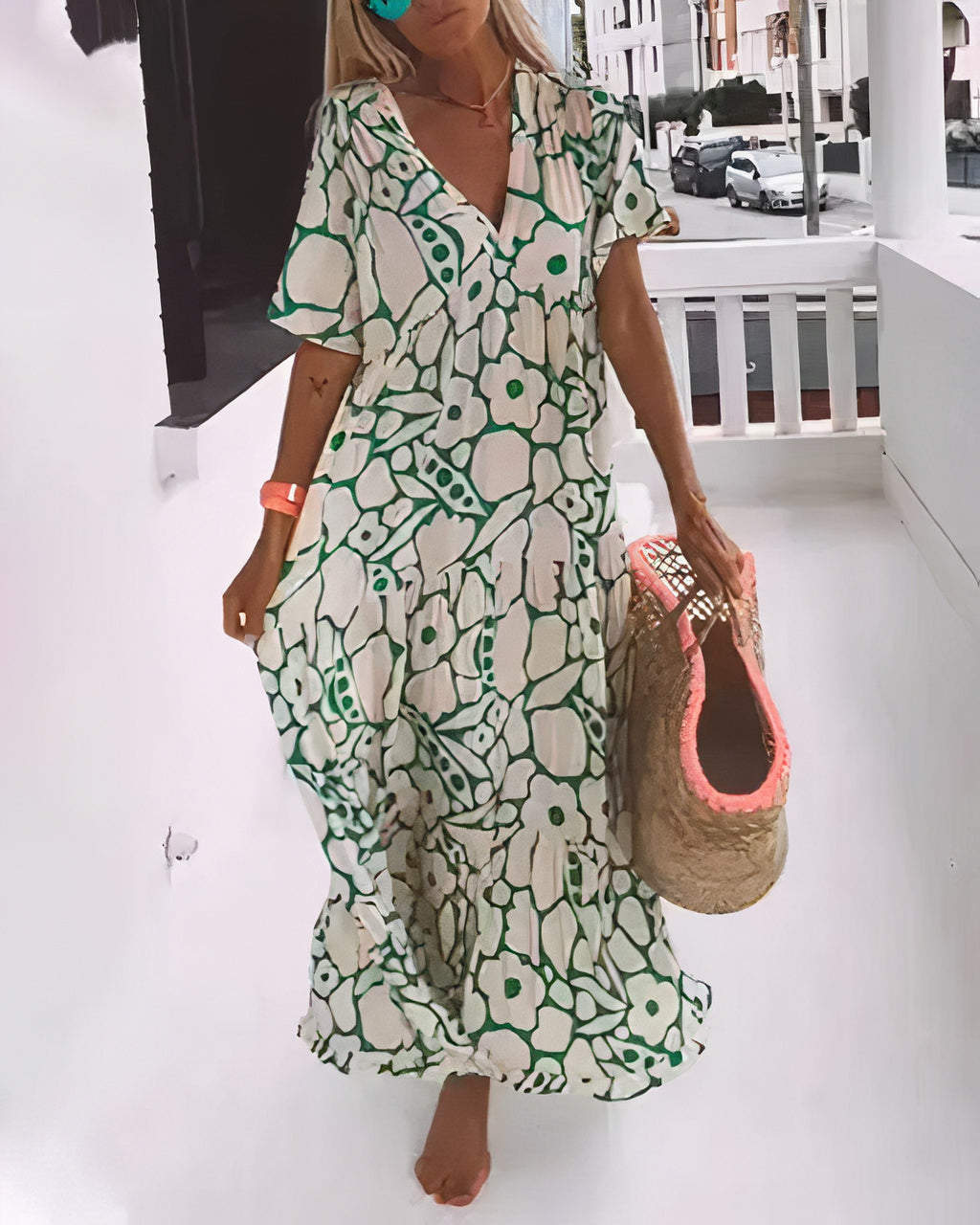 Freja | Damer Casual Sommer Maxi Kjole