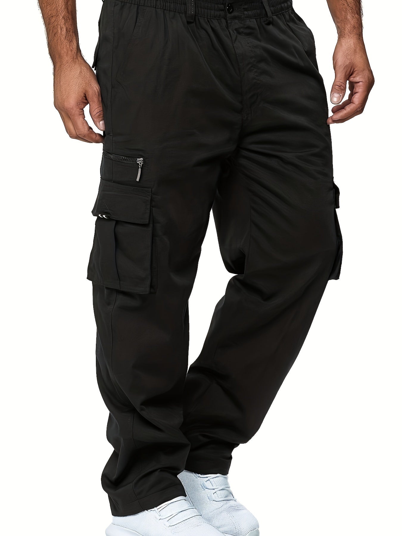 Funktionelle Herre Bukser Med Store Lommer | Casual