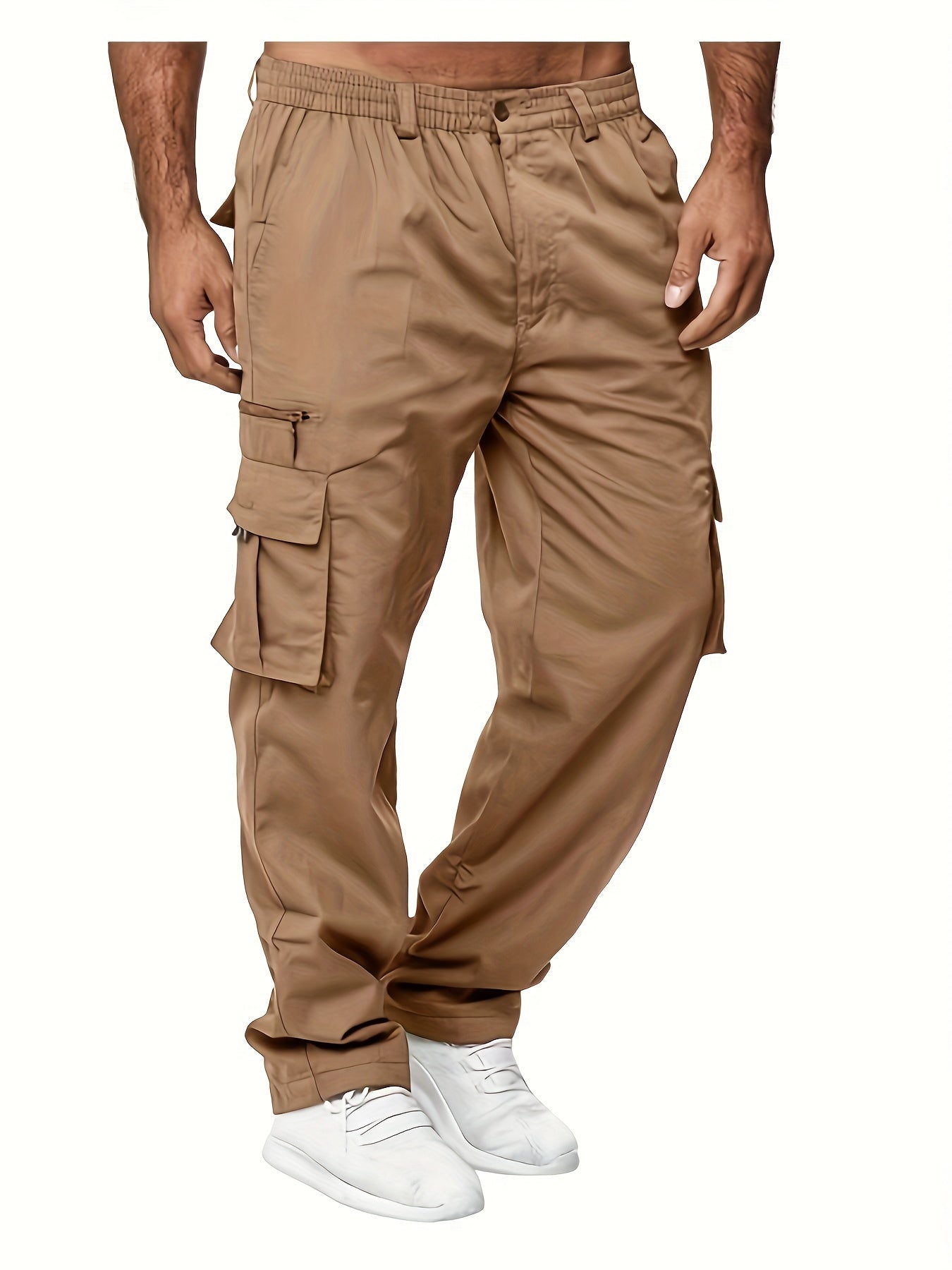 Funktionelle Herre Bukser Med Store Lommer | Casual