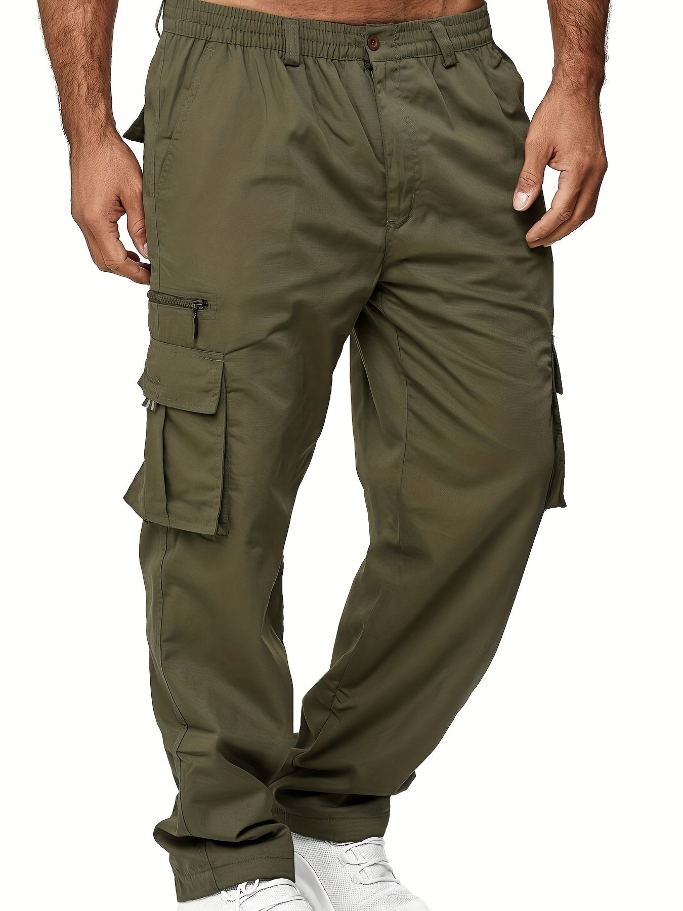 Funktionelle Herre Bukser Med Store Lommer | Casual