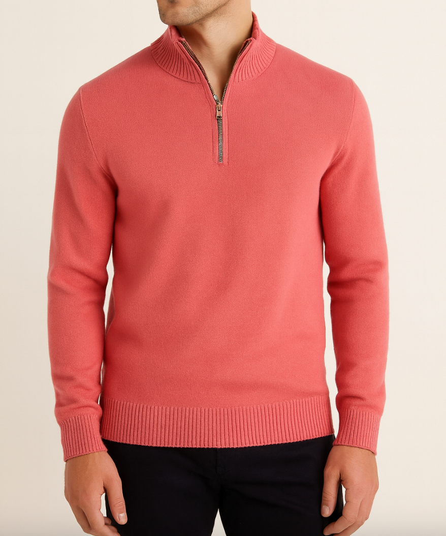 Gianni | Herre Klassisk Halvlyn Sweater