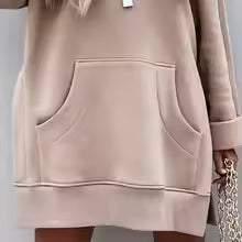 Sweat Dame Hoodie Med Lomme Og Snøre | Chic