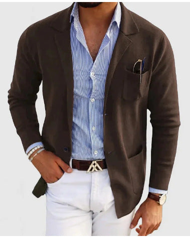 Herre Blazere Med Brystlomme | Casual Fit