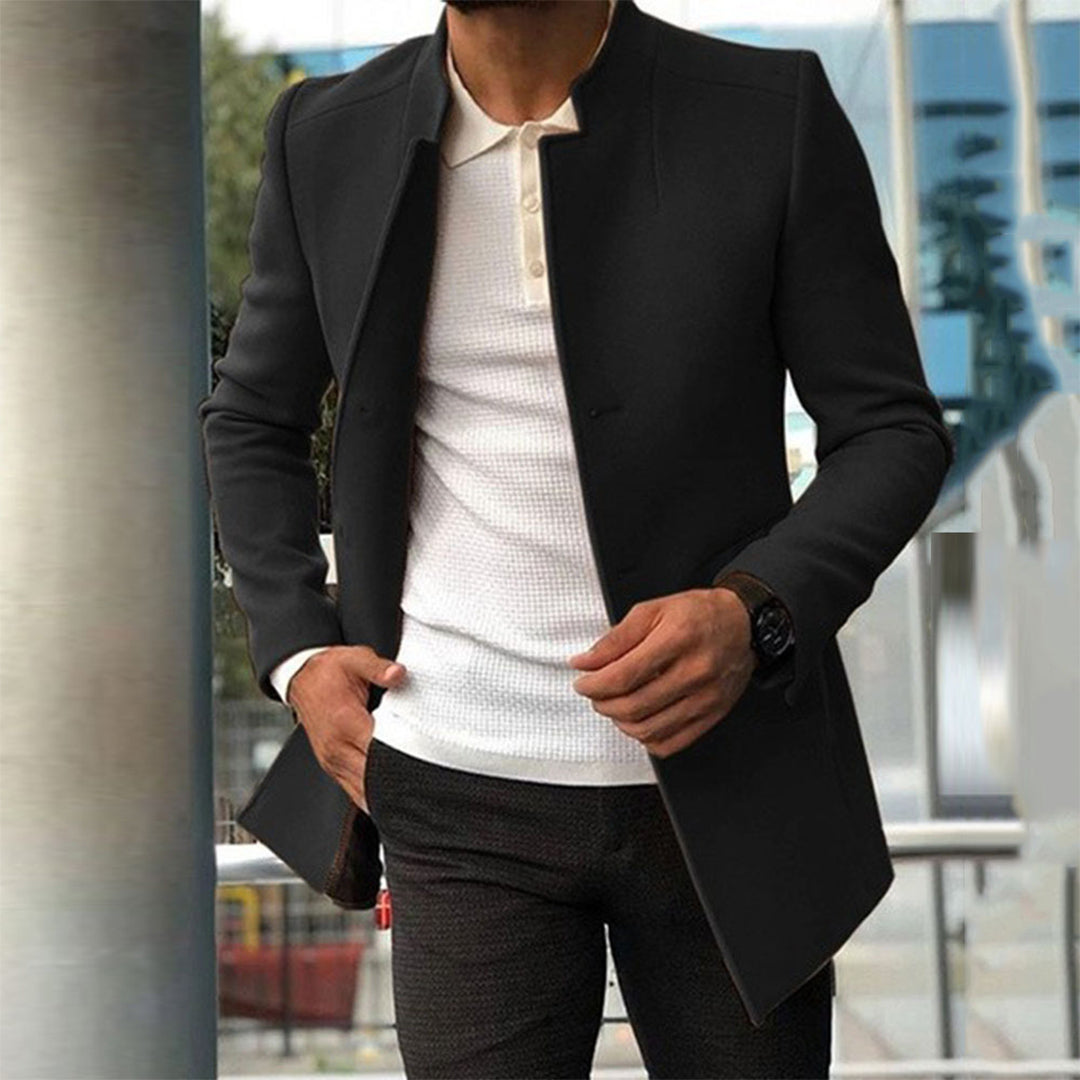 Herre Blazere Med Ståkrave | Minimalistisk