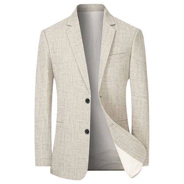 Herre Blazere Med To Knapper | Let Struktur