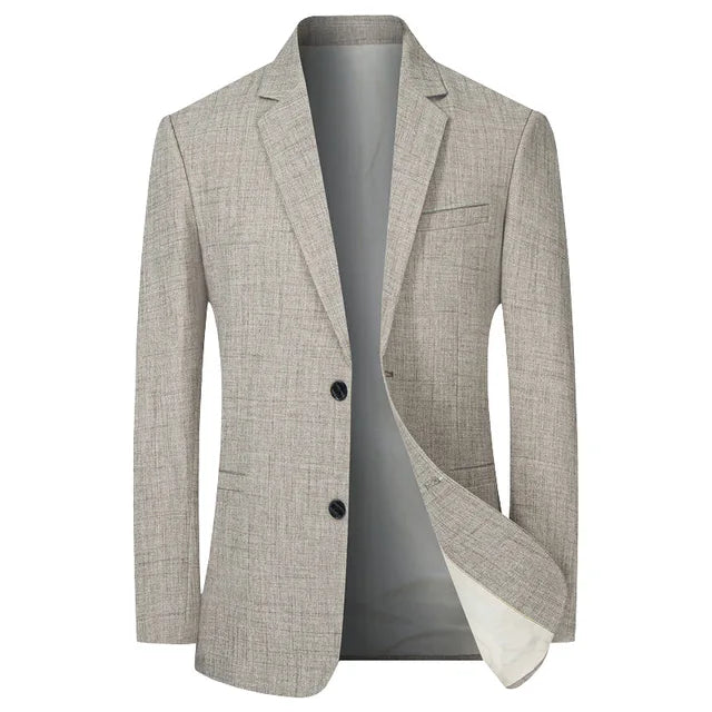 Herre Blazere Med To Knapper | Let Struktur
