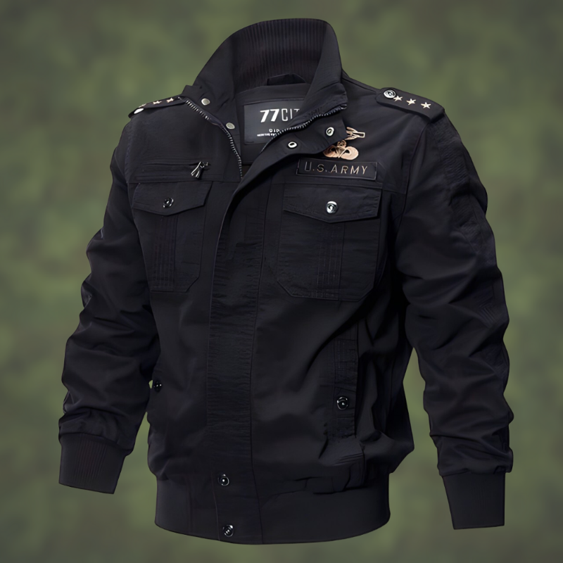 Herre Bomberjakker Med Army Design | Kort