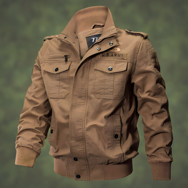 Herre Bomberjakker Med Army Design | Kort