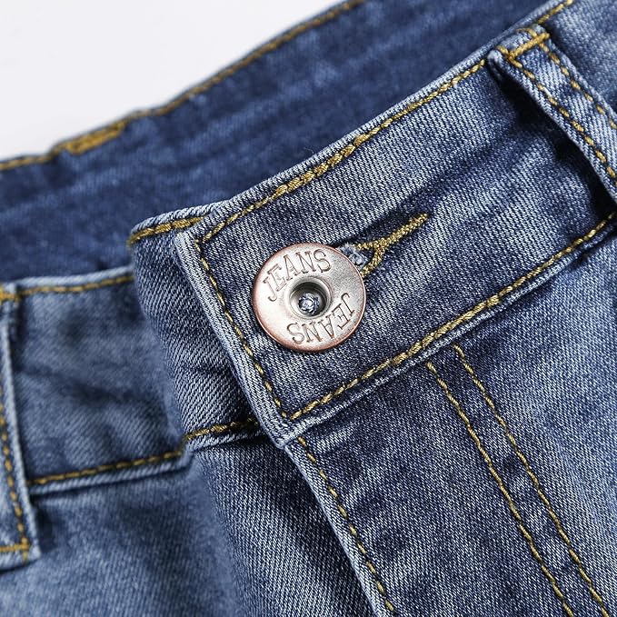 Herre Slim Jeans Med Slidte Detaljer Og Tæt Pasform | Rippet Look