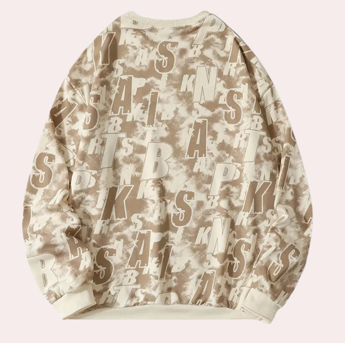 Herre Sweatshirt Med Printmotiv | Trøjer