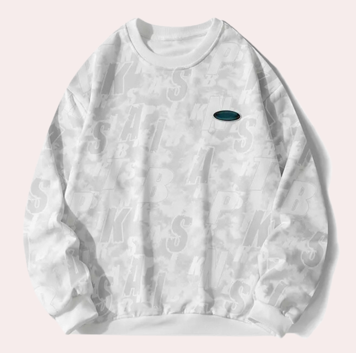 Herre Sweatshirt Med Printmotiv | Trøjer