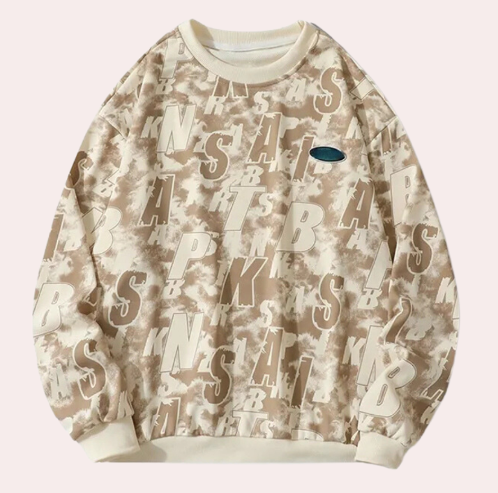 Herre Sweatshirt Med Printmotiv | Trøjer