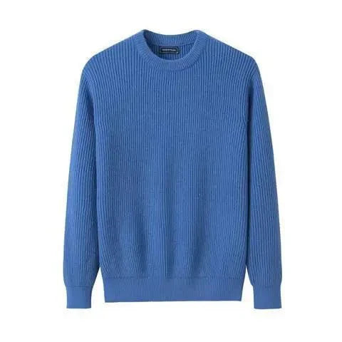 Herre Sweatshirt Med Ribstruktur | Klassisk