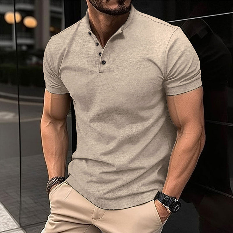 Herre T-Shirts Med Polo Krave | Kortarm