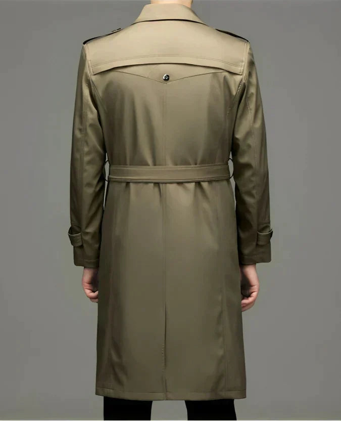 Herre Trenchcoats Med Ternet For | Lang