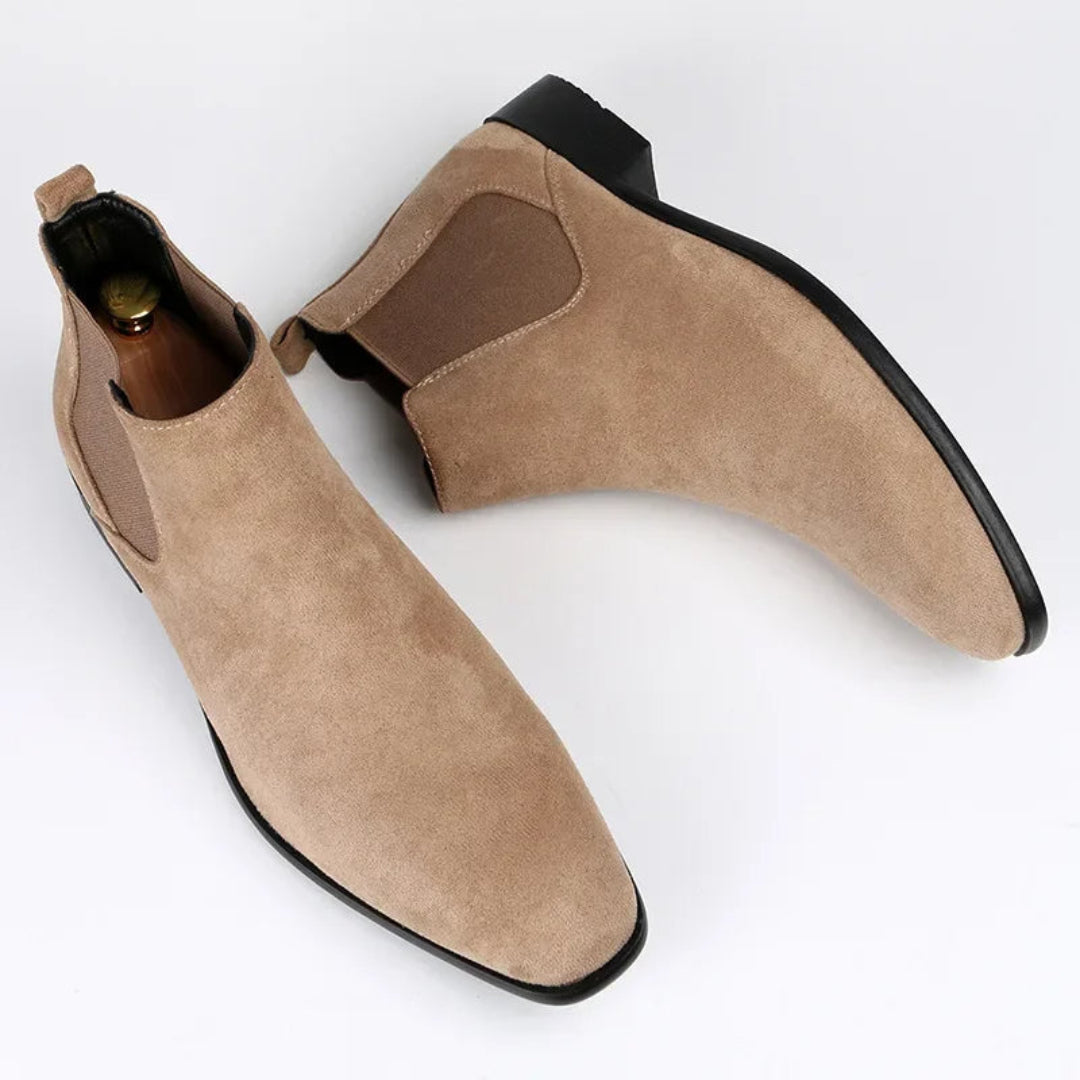 Herre Vinterstøvler Med Lynlås & Suede | Robust