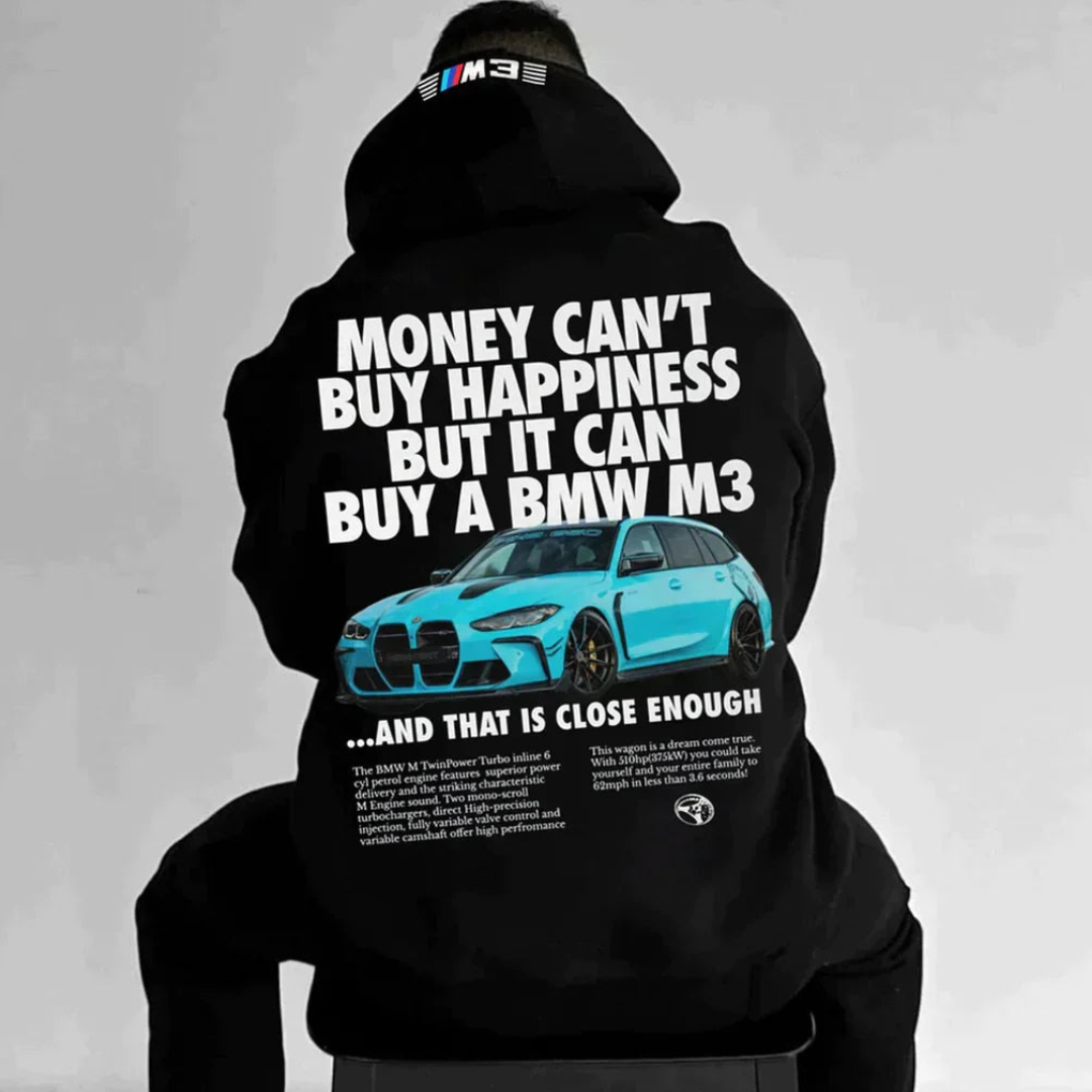 Herrer Hoodie Med Bilprint & Hætte