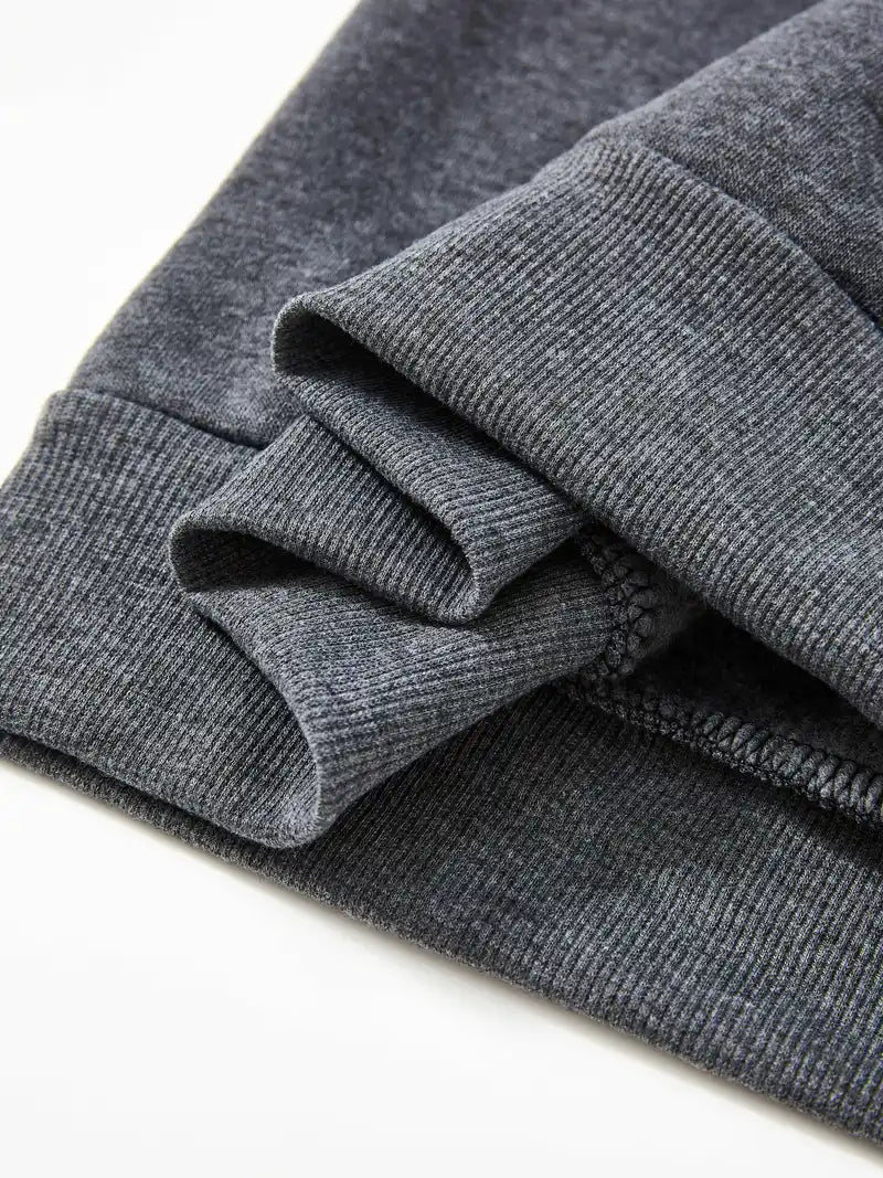 Herrer Hoodie Med Farveblokdesign & Snøre