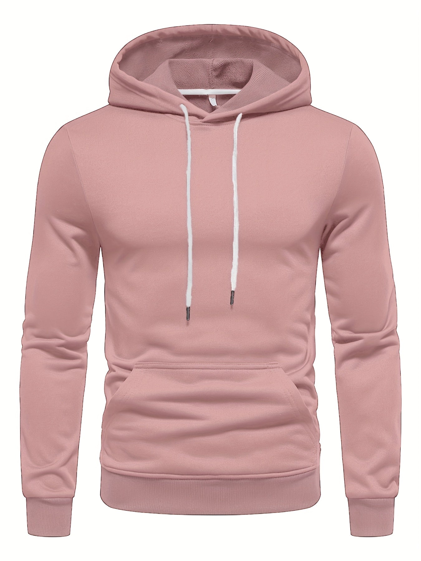 Herrer Hoodie Med Kængurulomme & Snøre