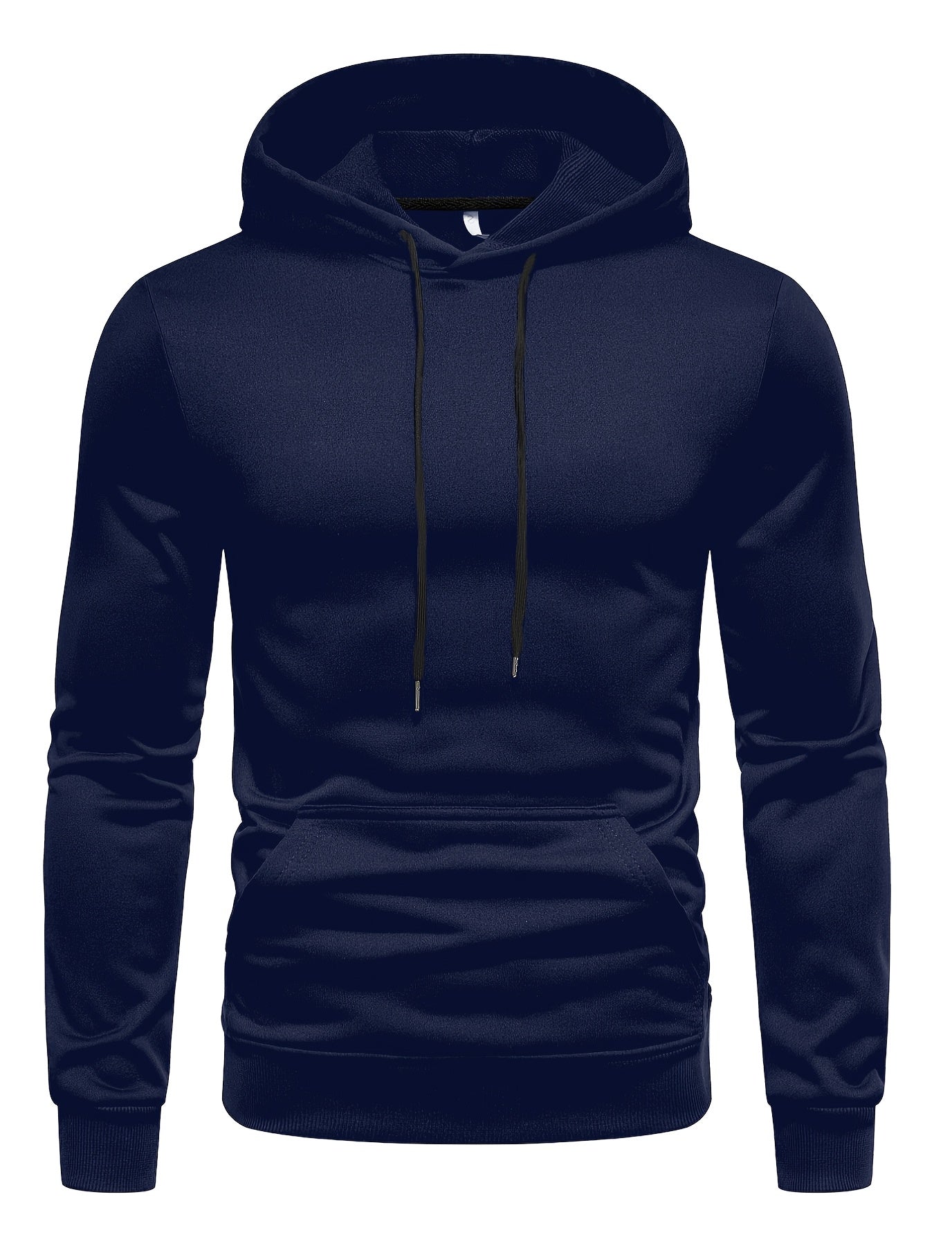 Herrer Hoodie Med Kængurulomme & Snøre
