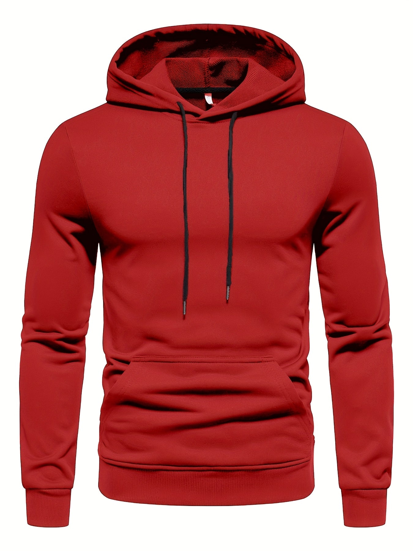 Herrer Hoodie Med Kængurulomme & Snøre