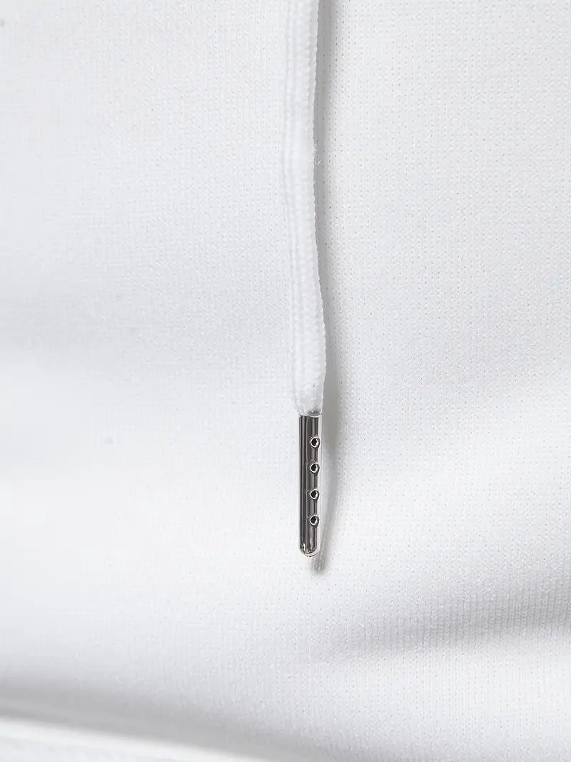 Herrer Hoodie Med Kængurulomme & Snøre