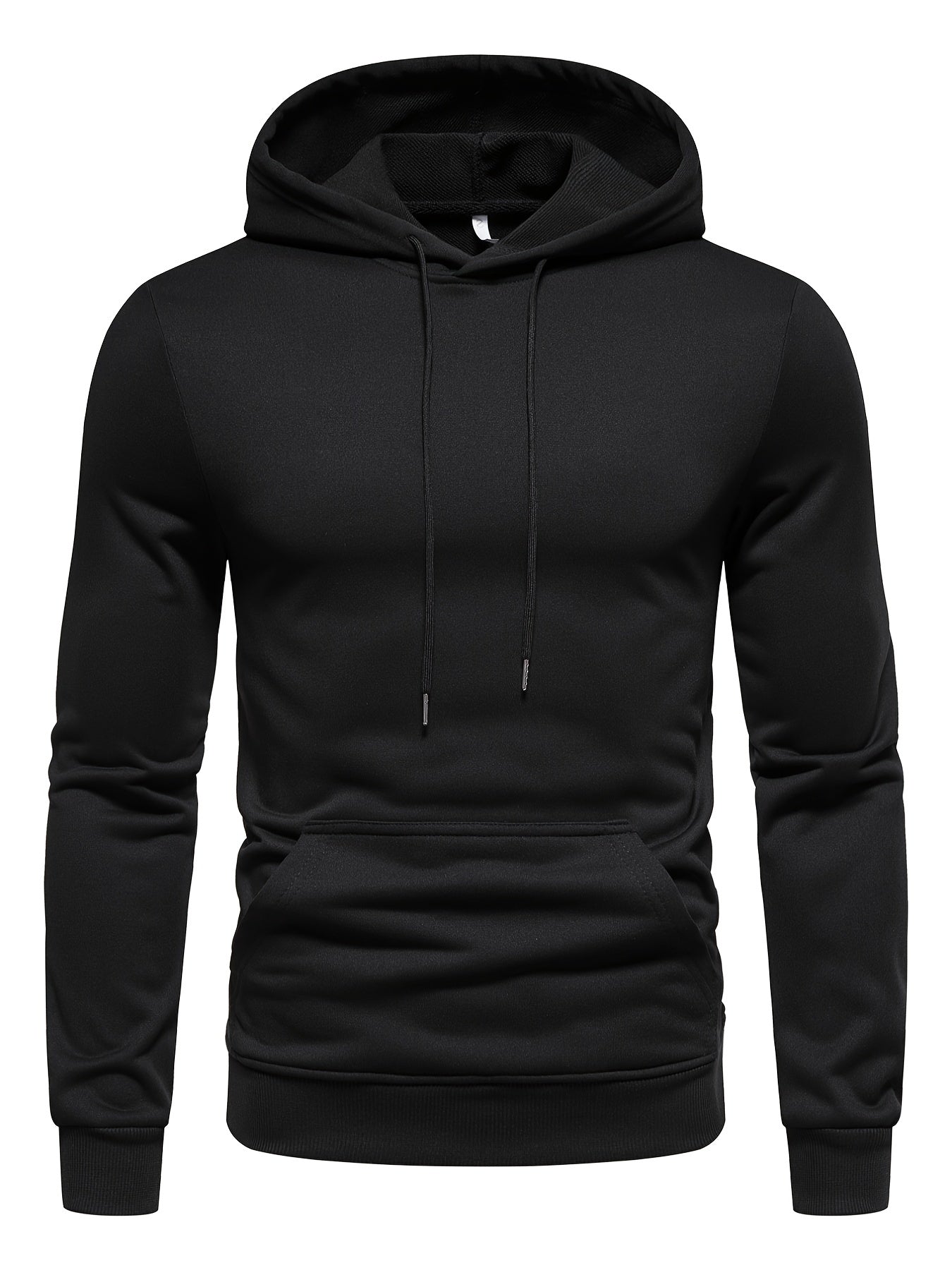 Herrer Hoodie Med Kængurulomme & Snøre