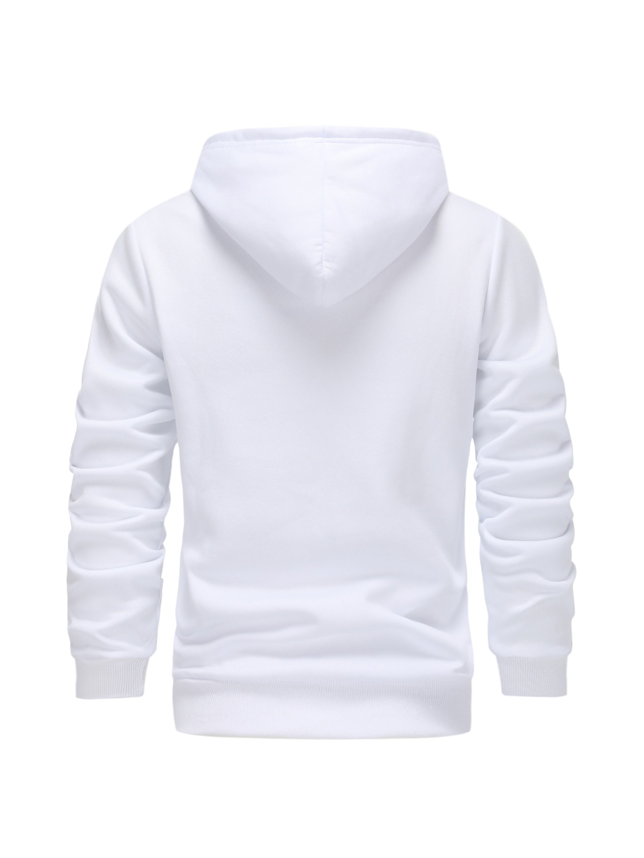 Herrer Hoodie Med Lynlås & Kængurulommer