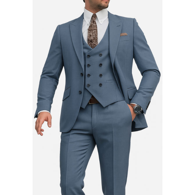 Herrer Slim Fit Jakkesæt Med Vest
