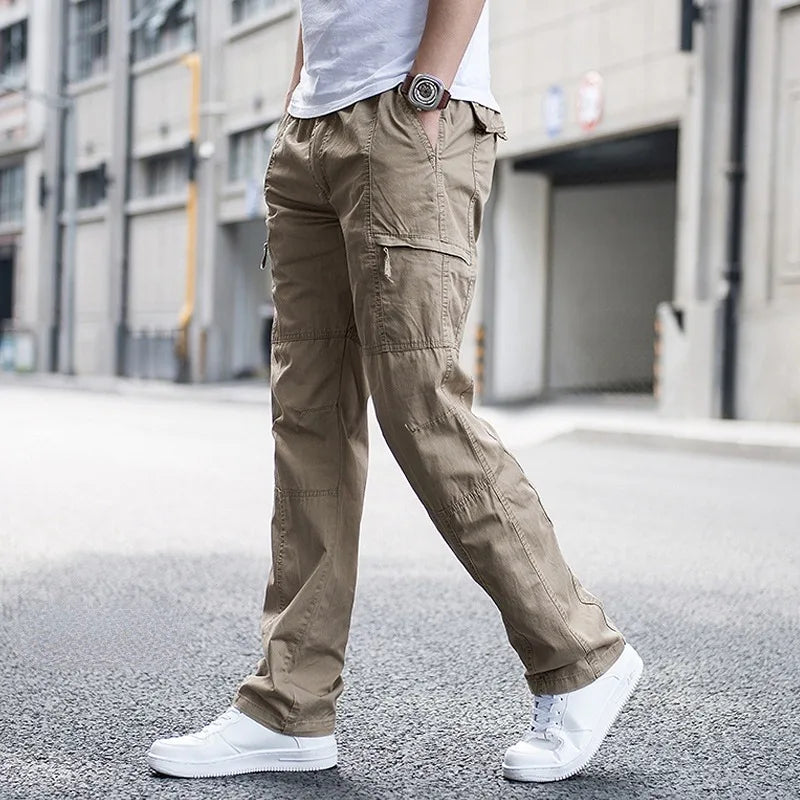 Holdbare Herre Bukser Med Cargo-Lommer | Casual