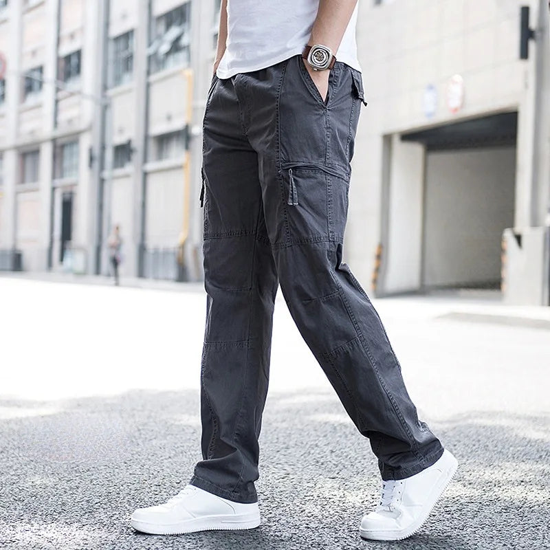 Holdbare Herre Bukser Med Cargo-Lommer | Casual
