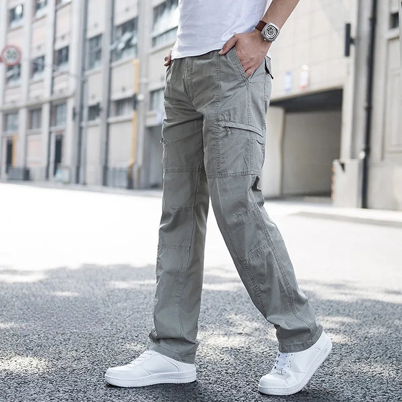 Holdbare Herre Bukser Med Cargo-Lommer | Casual