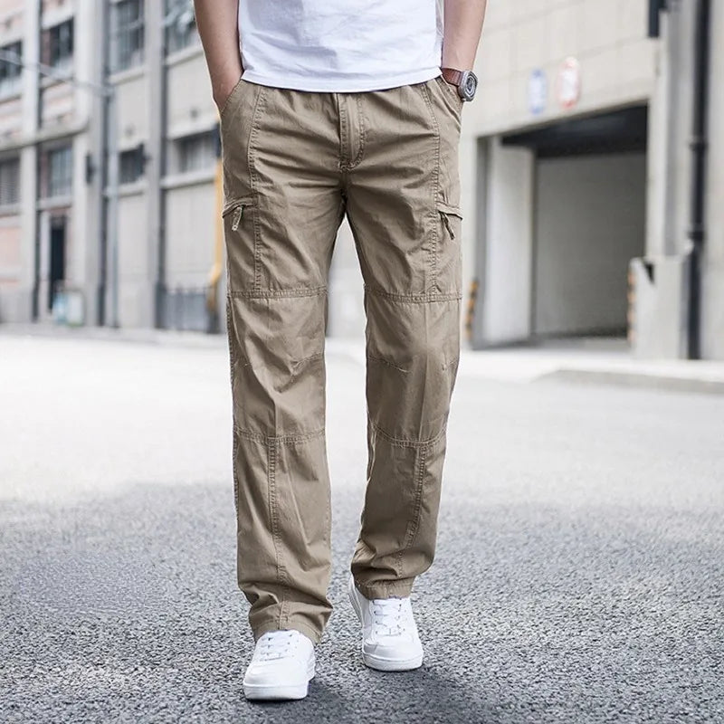Holdbare Herre Bukser Med Cargo-Lommer | Casual