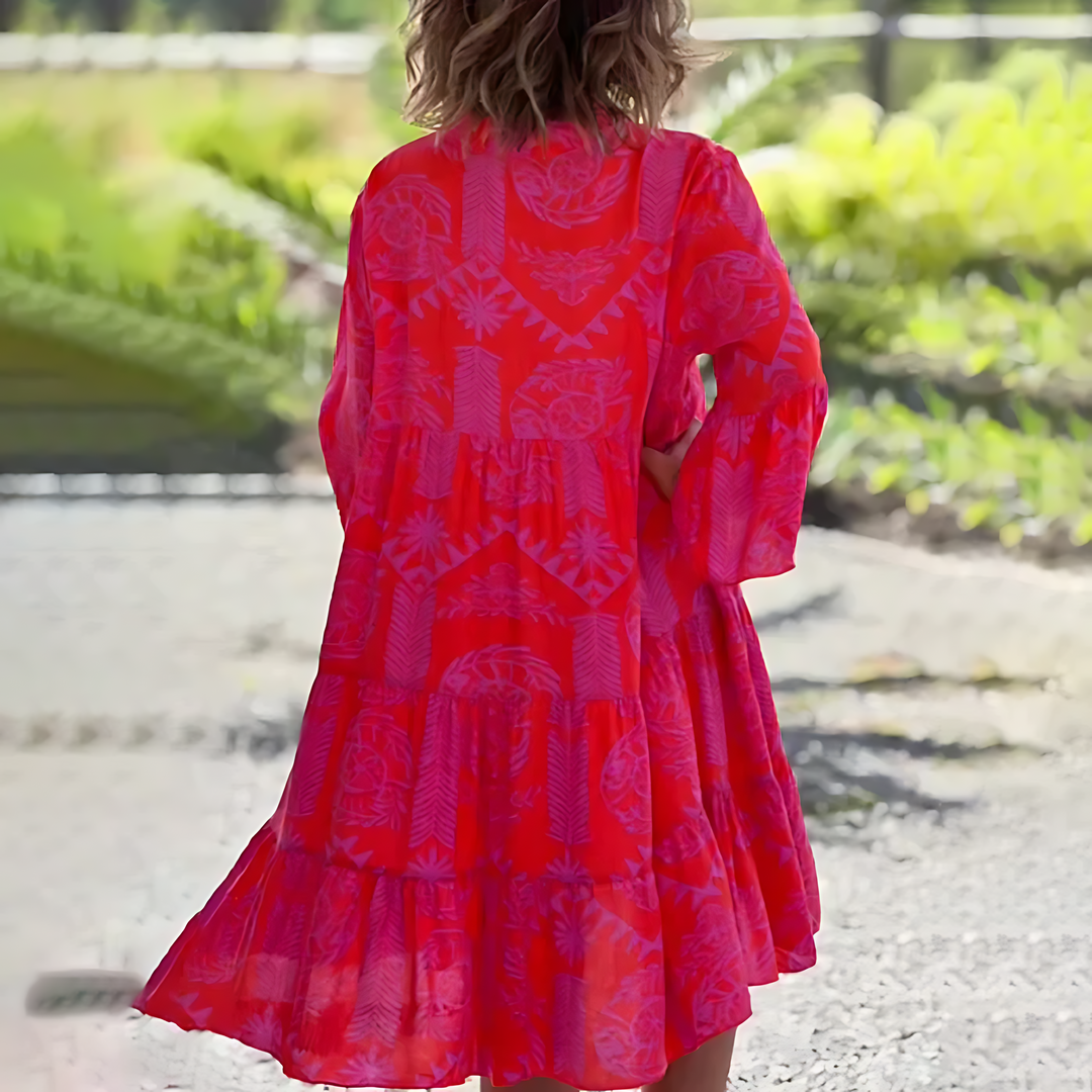 Isadora | Damer Elegant Sommer Midi Kjole