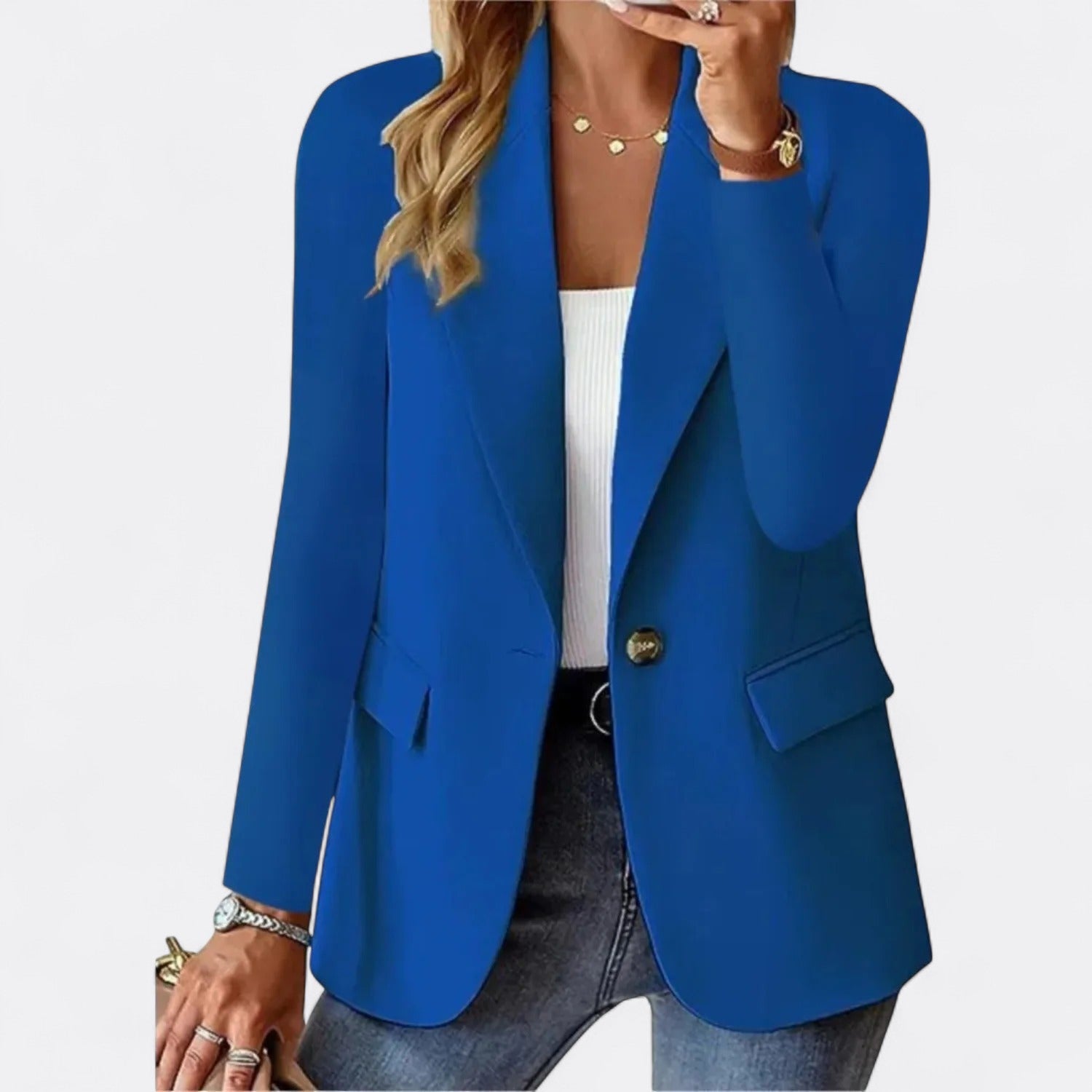 Ivelle | Kvinders Elegant Moderne Blazer | Forretning