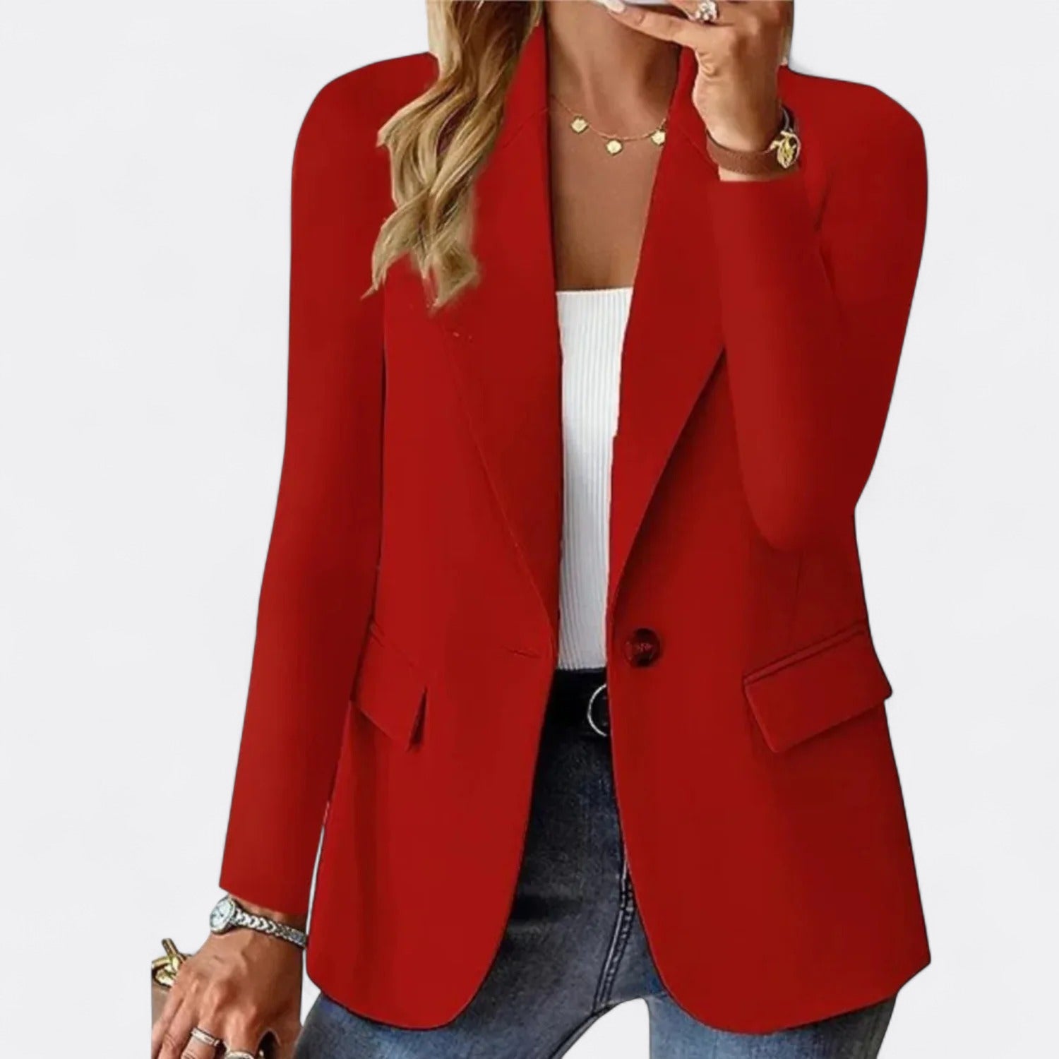 Ivelle | Kvinders Elegant Moderne Blazer | Forretning