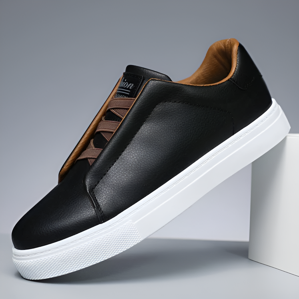 Jonas | Herre Lavskaftede Mode Sneakers | Minimalistiske & Casual