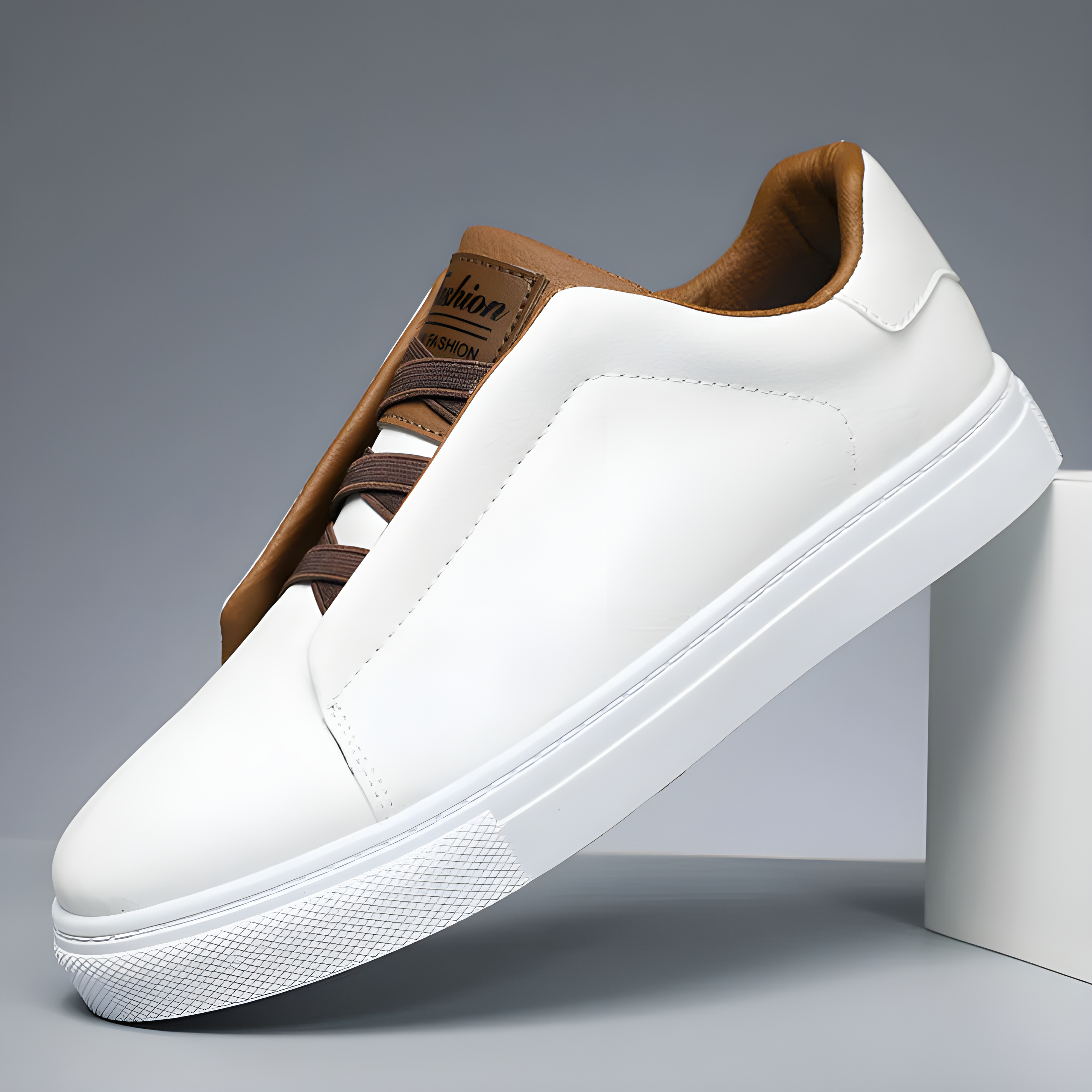 Jonas | Herre Lavskaftede Mode Sneakers | Minimalistiske & Casual