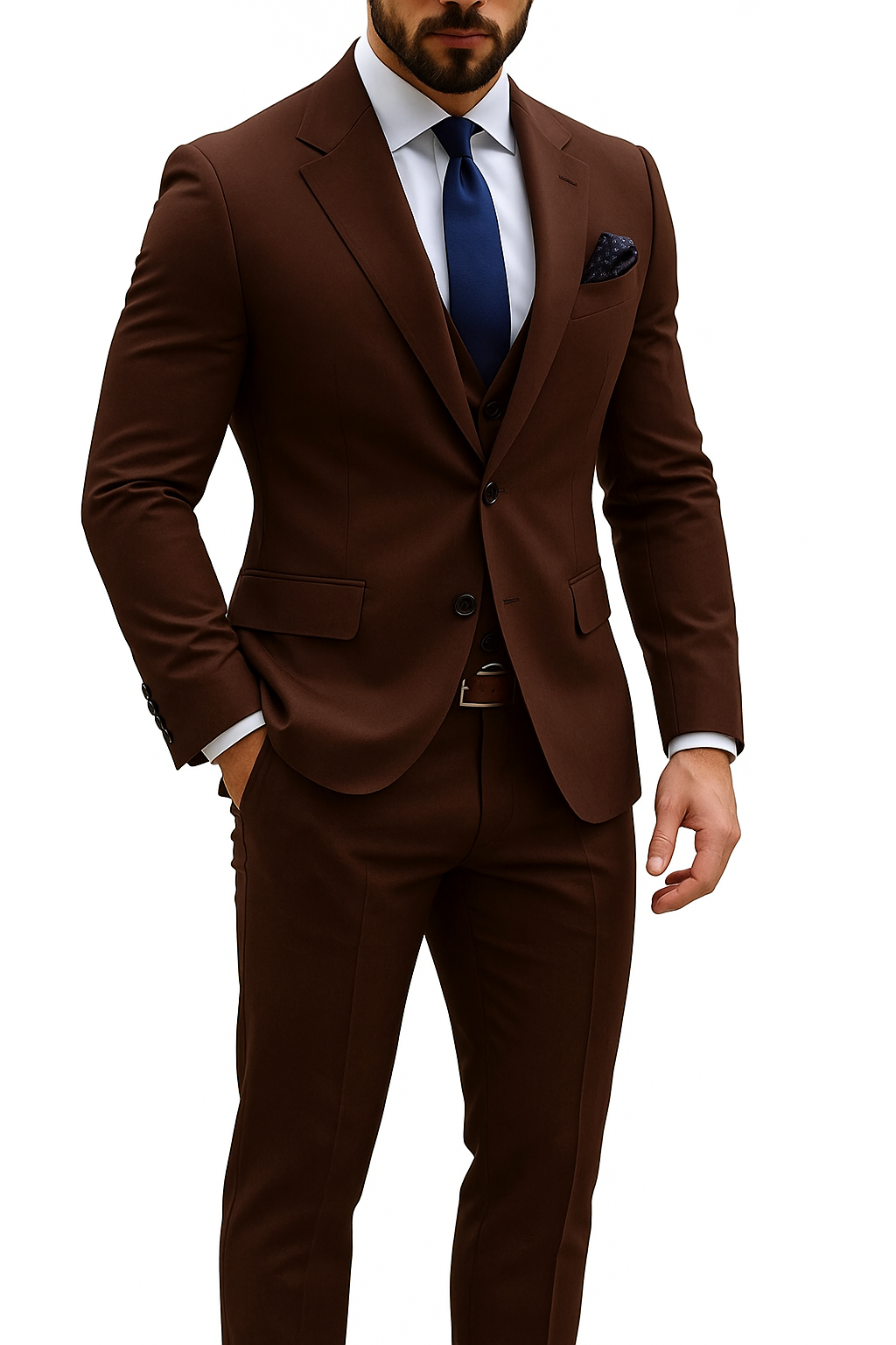 Herrer Jakkesæt Slim Fit Med Bukser & Vest