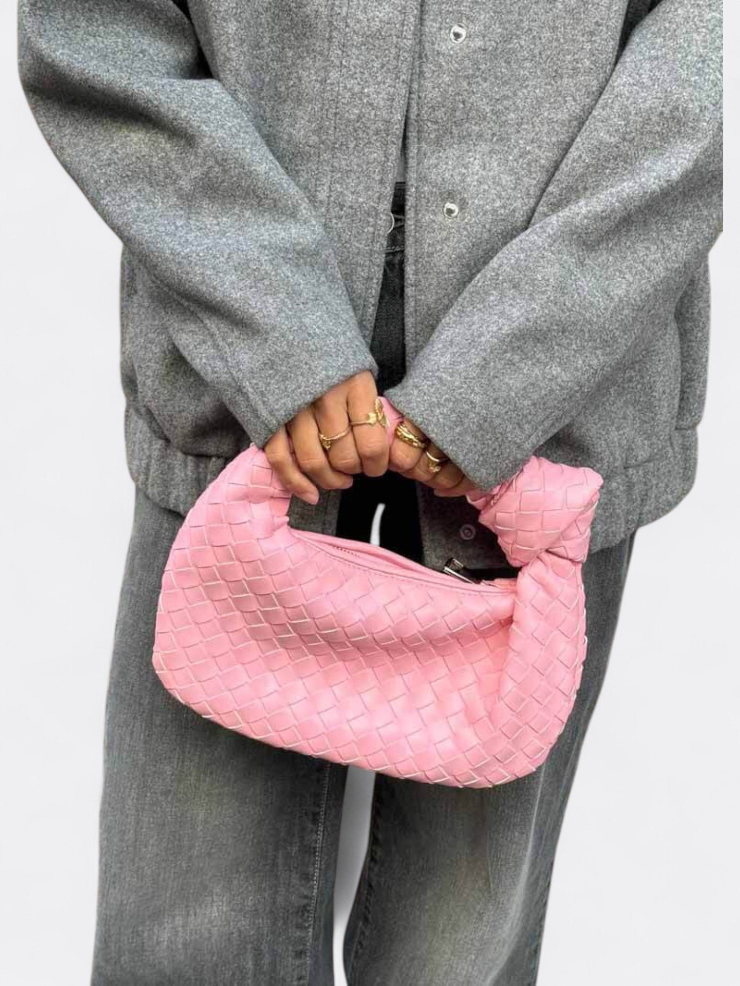 Lasya | Damers Vævet Elegant Taske | Vintage