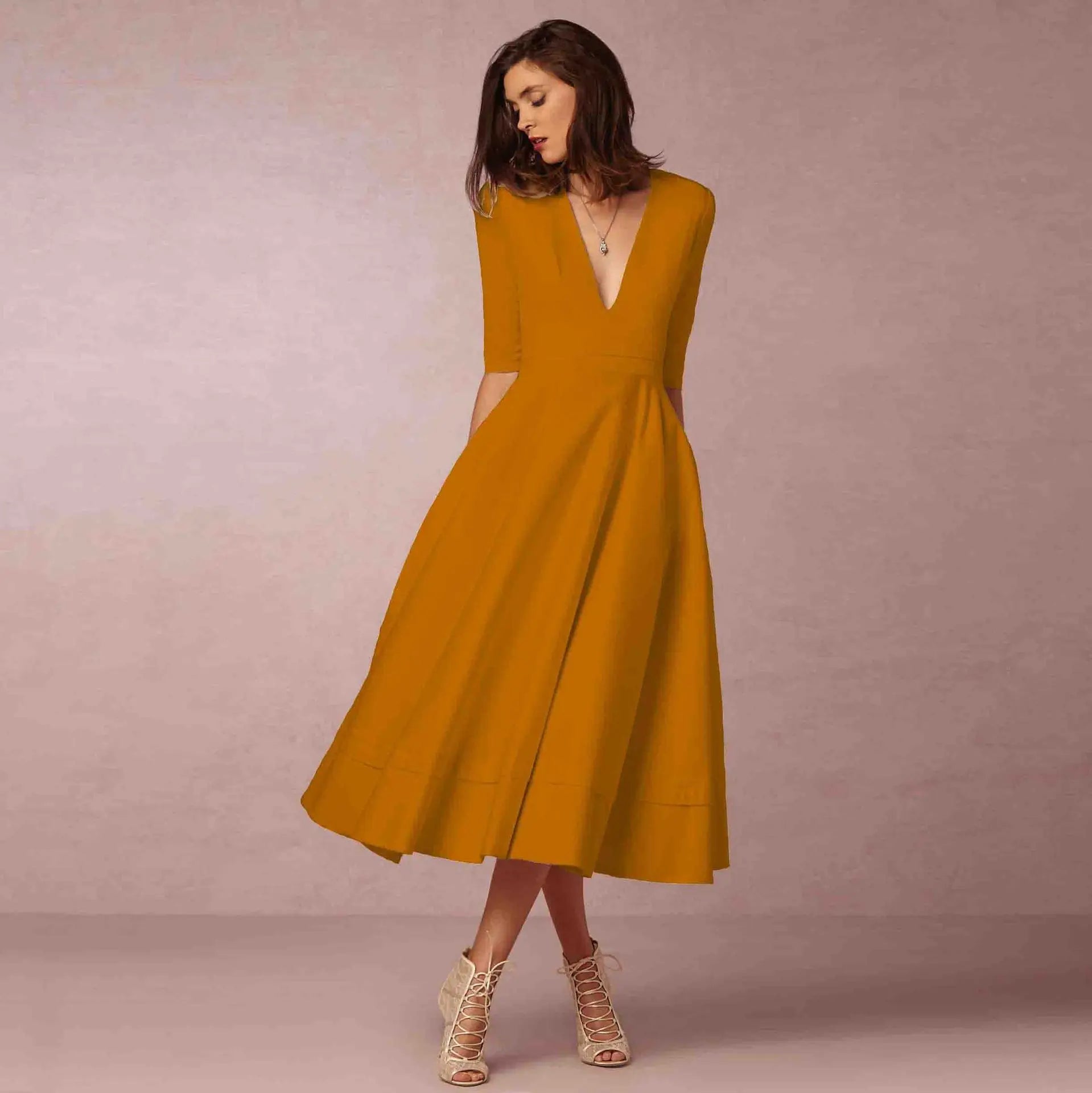 Liliana | Elegant Aften Midikjole til Damer