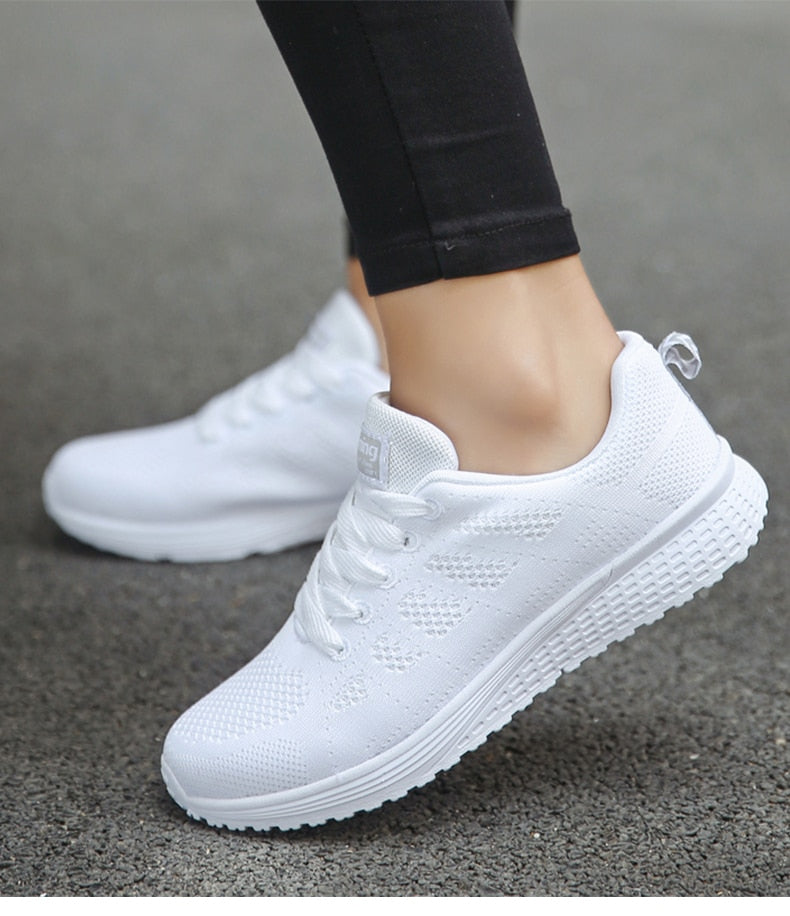 Lina | Dame Letvægtssneakers | Åndbare Løbesko