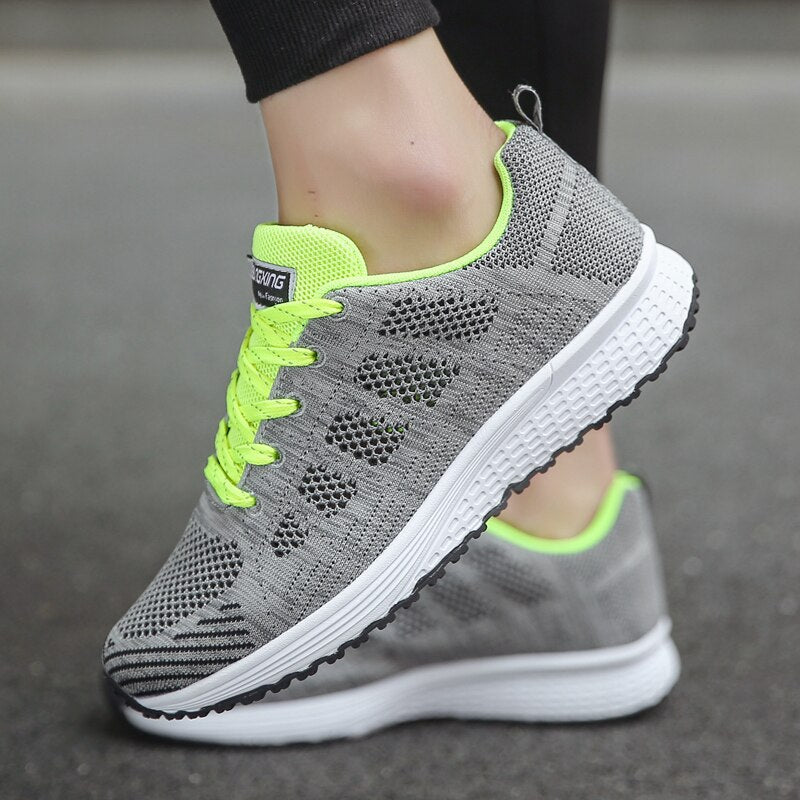 Lina | Dame Letvægtssneakers | Åndbare Løbesko