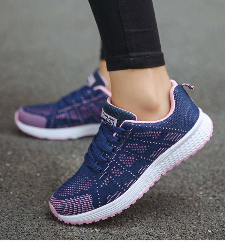 Lina | Dame Letvægtssneakers | Åndbare Løbesko