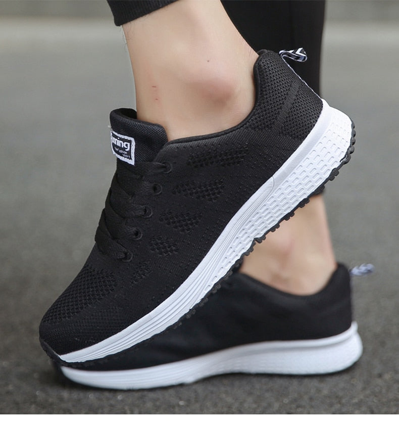 Lina | Dame Letvægtssneakers | Åndbare Løbesko