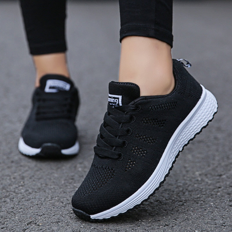 Lina | Dame Letvægtssneakers | Åndbare Løbesko