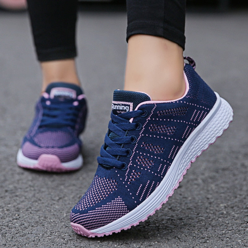Lina | Dame Letvægtssneakers | Åndbare Løbesko